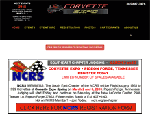 Tablet Screenshot of corvetteexpo.com